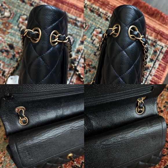 **Chanel Classic Medium Caviar Double Flap Bag - Picture 10 of 13